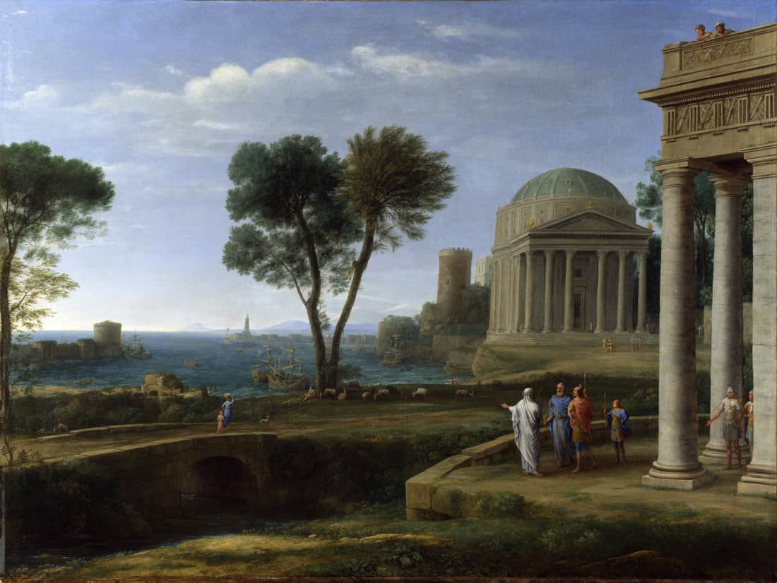 Aeneas op Delos - Claude Lorrain