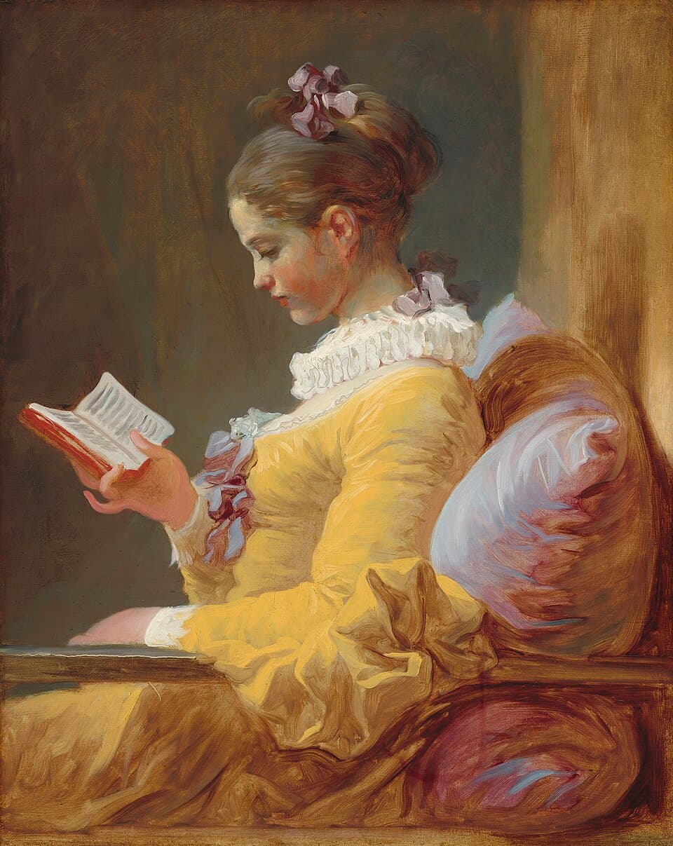 La Liseuse - Jean-Honore Fragonard