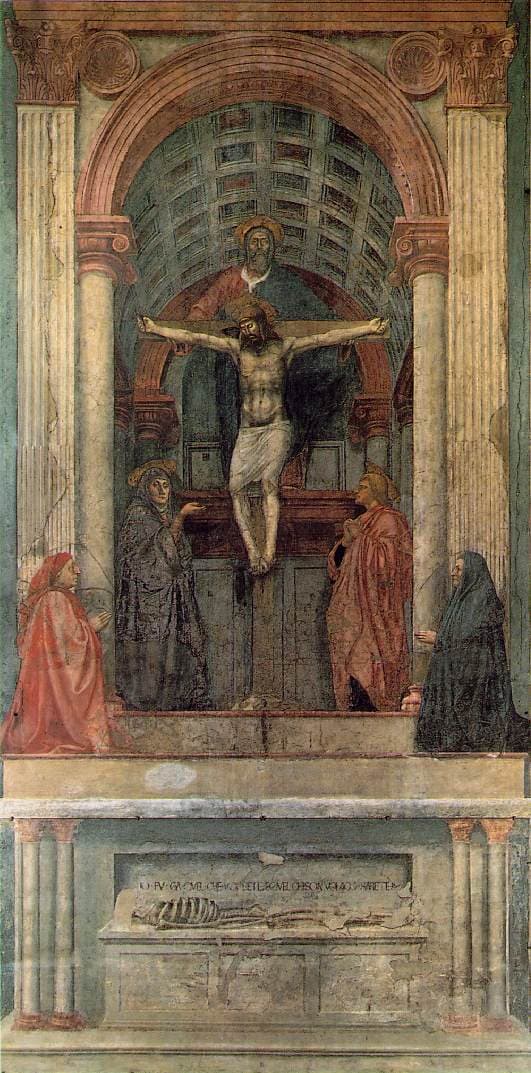 A Santíssima Trindade - Masaccio