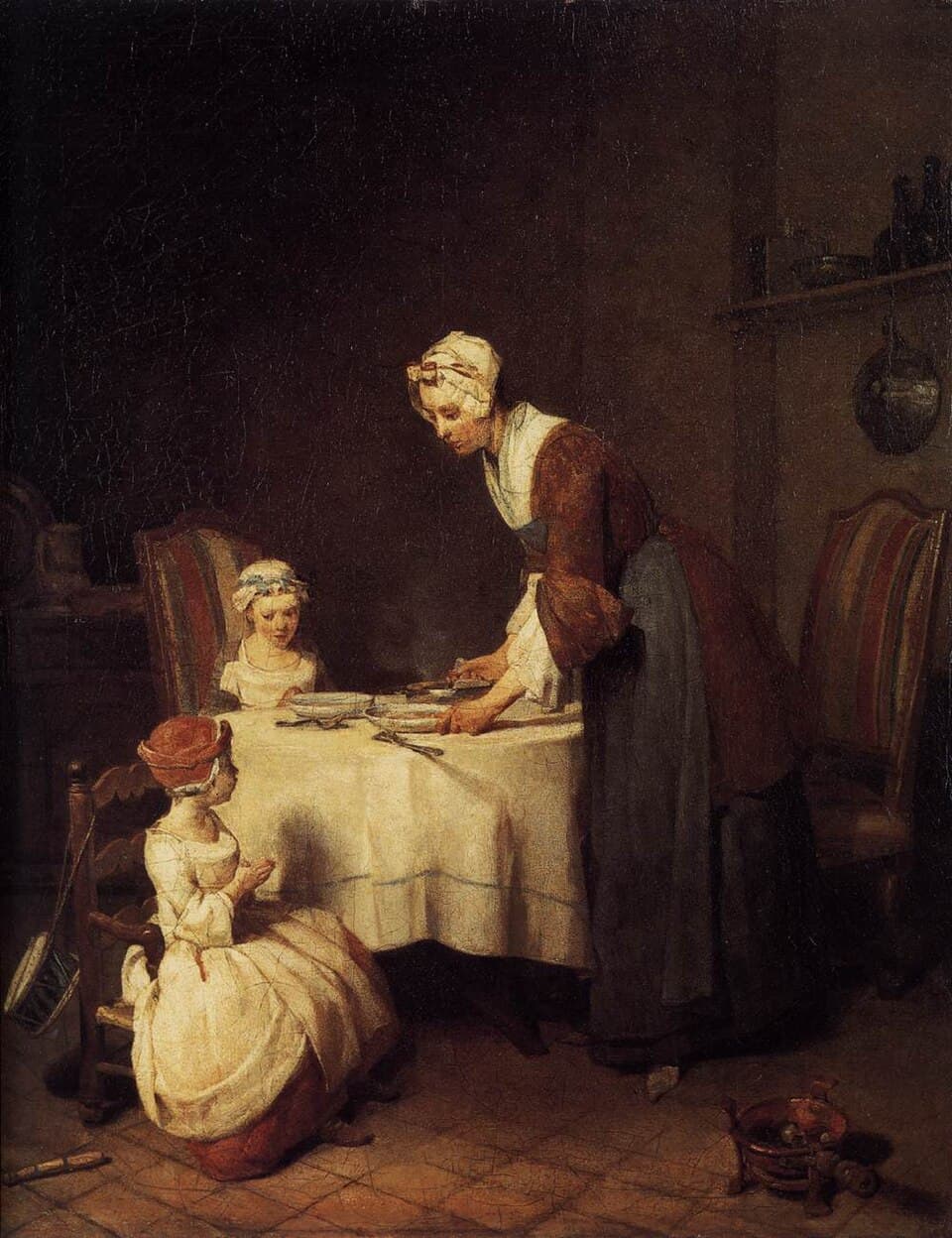 Le Benedicite - Jean Simeon Chardin