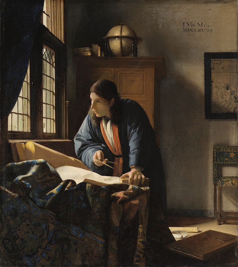 Le Geographe - Johannes Vermeer