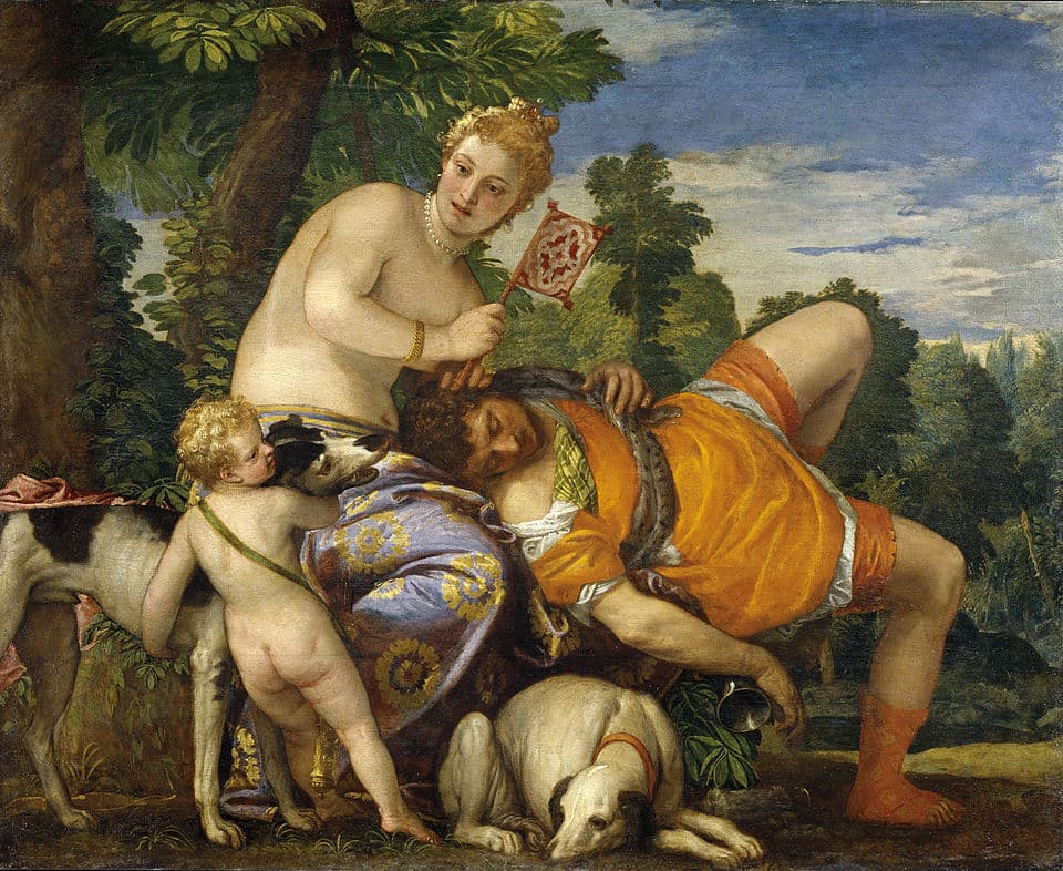 Vénus et Adonis - Paul Véronèse