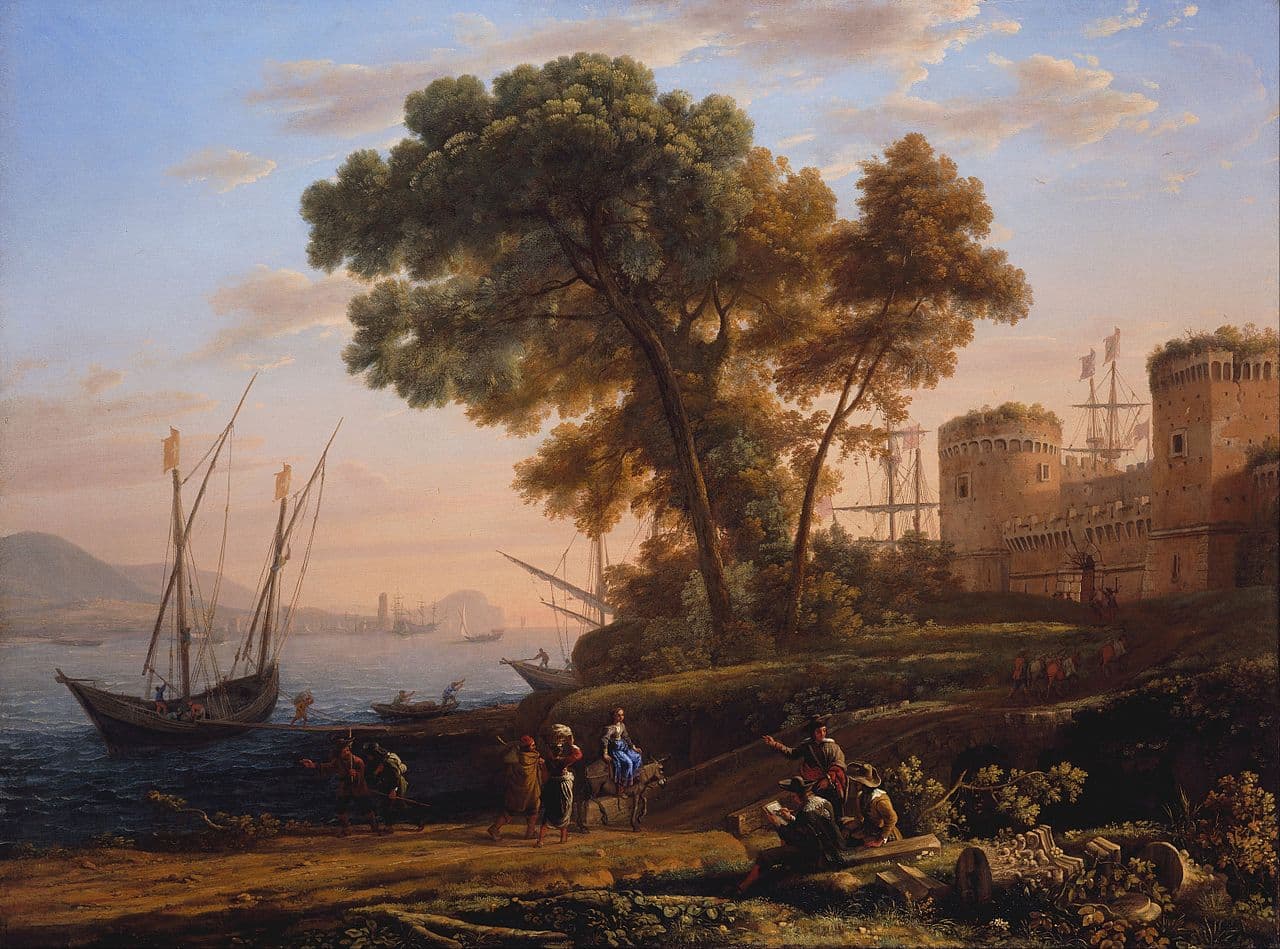Un artista che studia dalla natura - Claude Lorrain