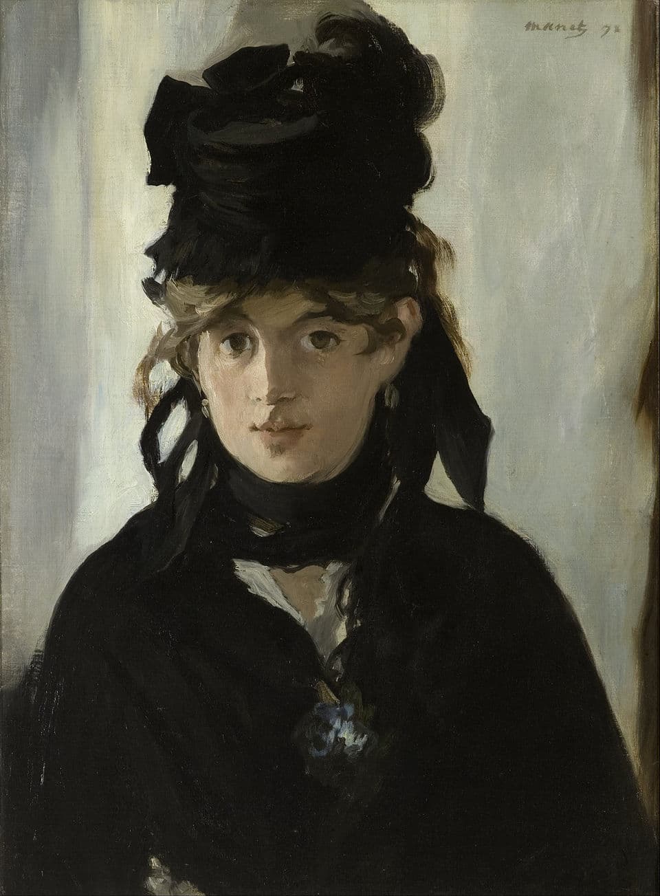 Berthe Morisot au bouquet de violettes - Édouard Manet