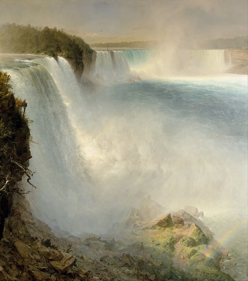 Niagara watervallen - Frederic Edwin Church