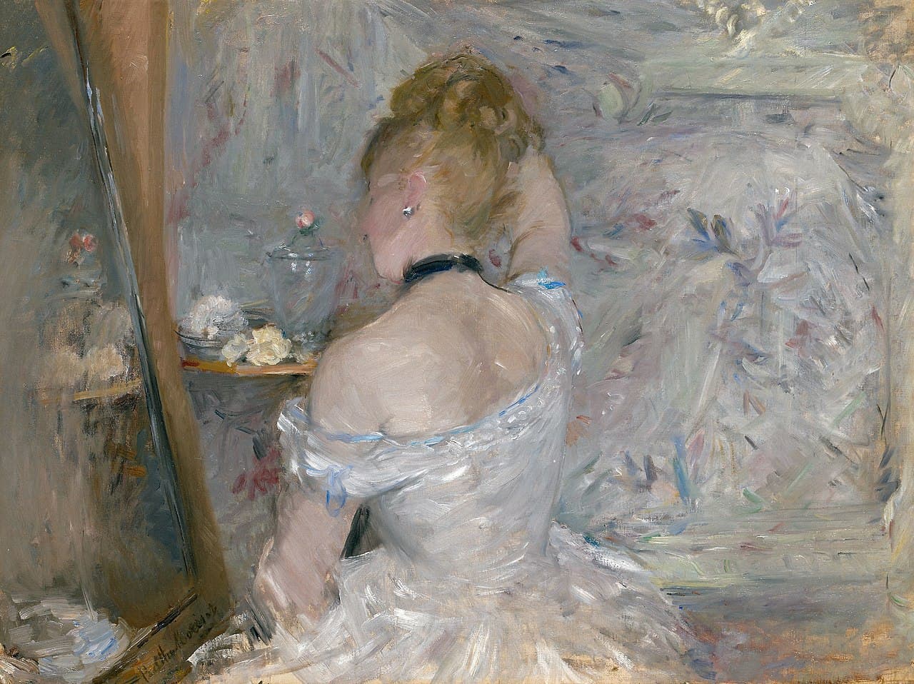 Femme à sa toilette - Berthe Morisot