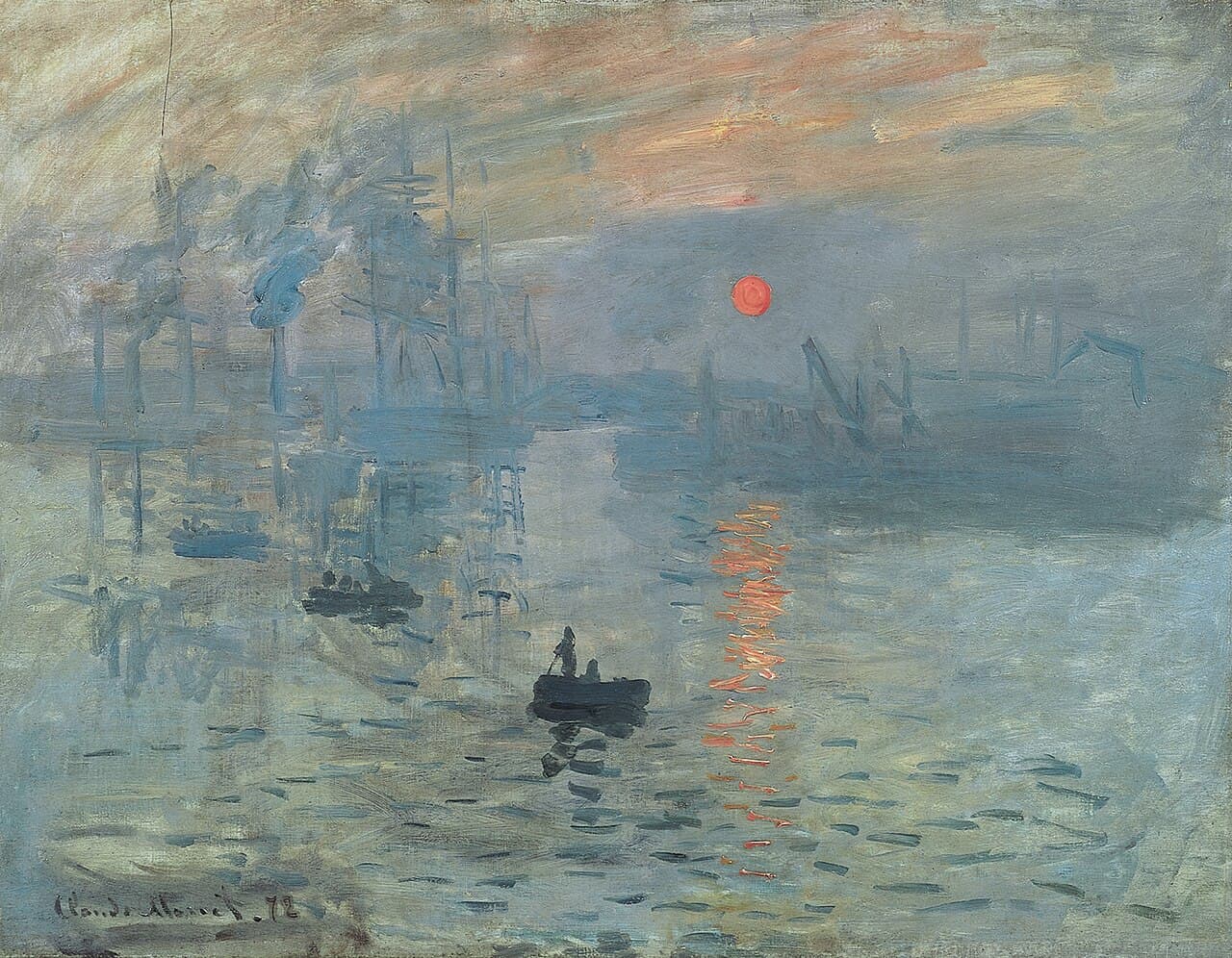 Impression soleil levant - Claude Monet