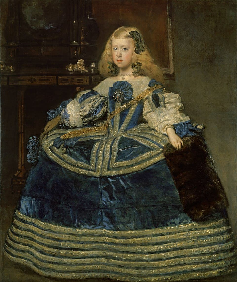 A Infanta Margarida em Azul - Diego Velázquez