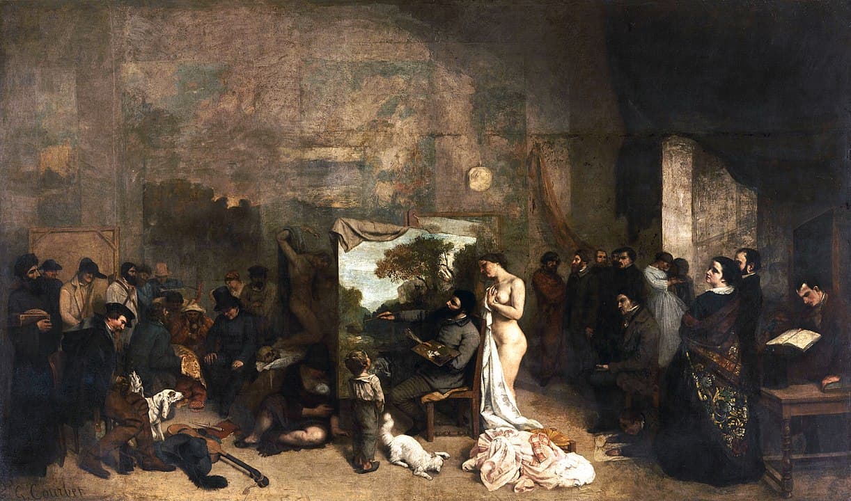 L'Atelier du peintre - Gustave Courbet