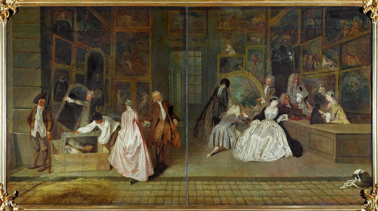 L’Enseigne de Gersaint - Antoine Watteau