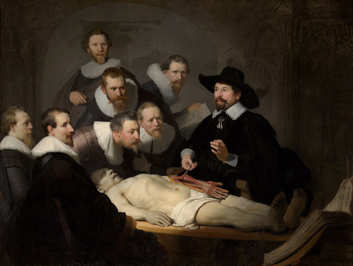 A Lição de Anatomia do Dr. Tulp - Rembrandt