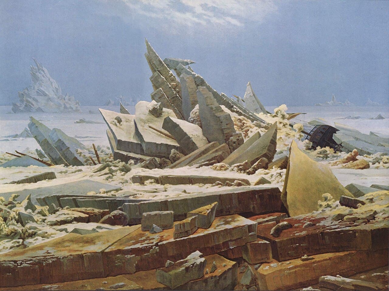 De Ijszee - Caspar David Friedrich