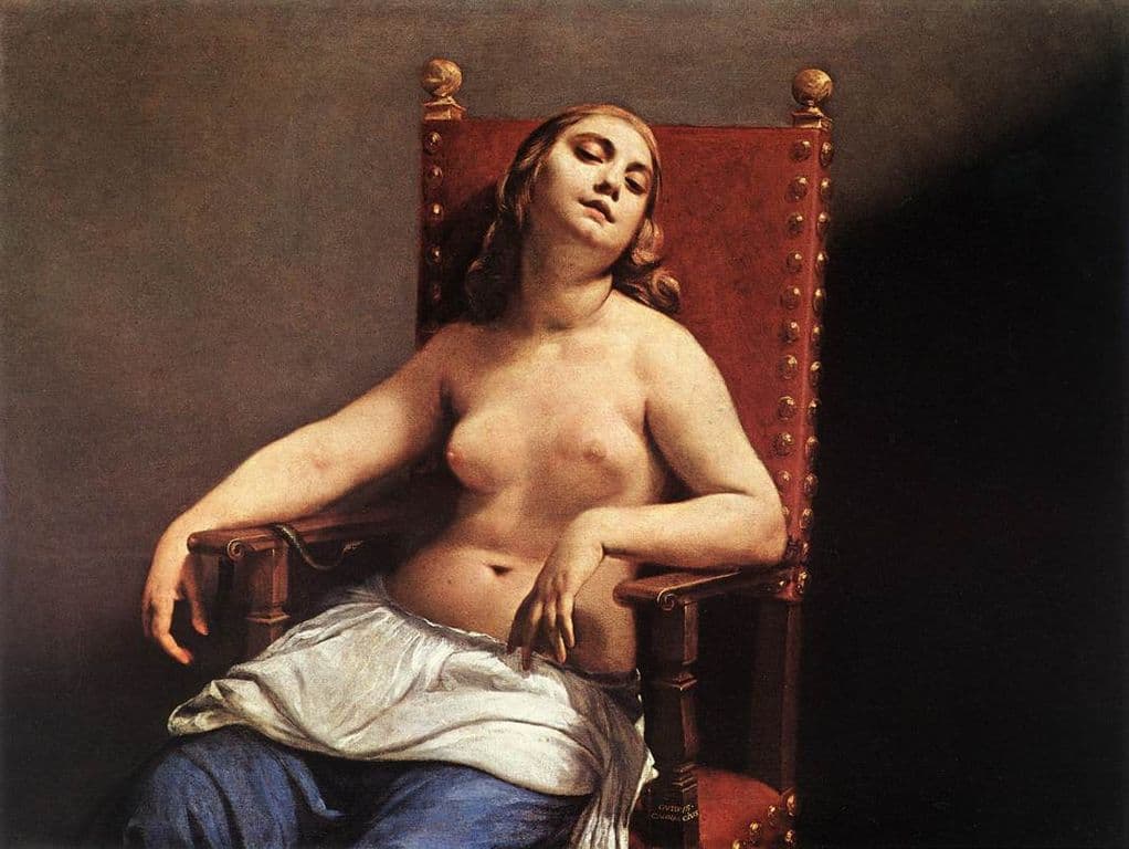 A Morte de Cleópatra - Guido Reni