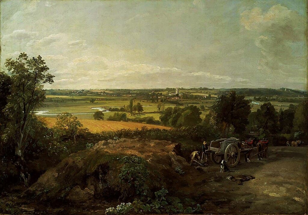 O Vale do Stour e a Igreja de Dedham - John Constable