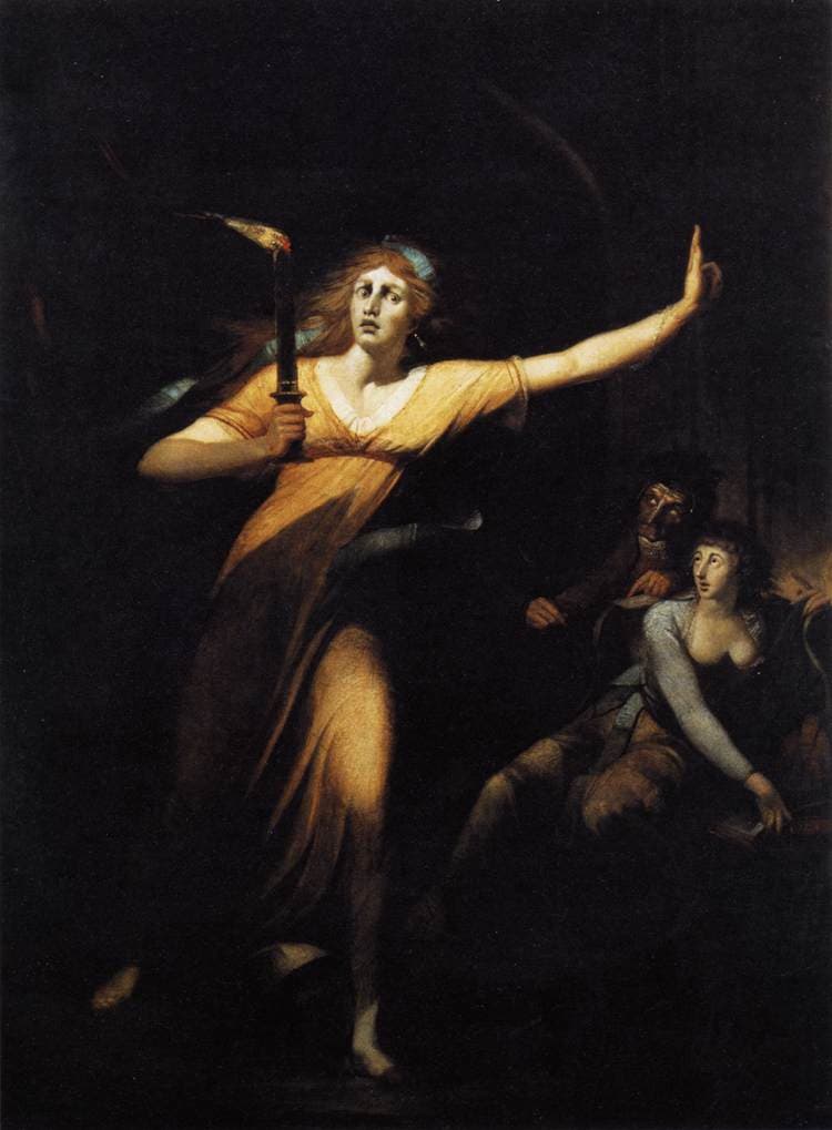 Slaapwandelende Lady Macbeth - Johann Heinrich Füssli
