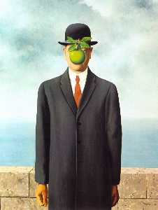 Le Fils de l'homme - Rene Magritte