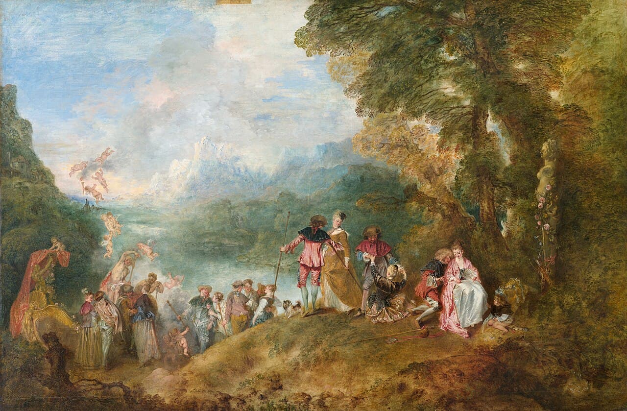 Le Pelerinage à l'ile de Cythere - Antoine Watteau