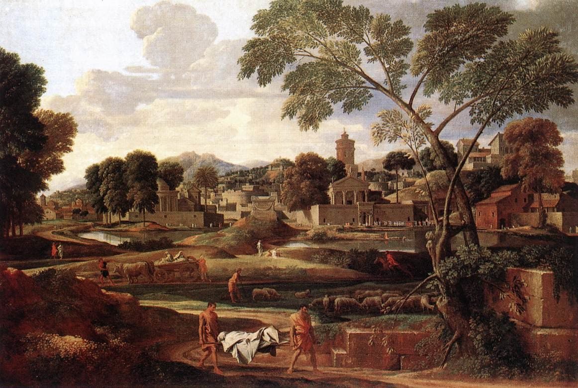 O Funeral de Fócio - Nicolas Poussin