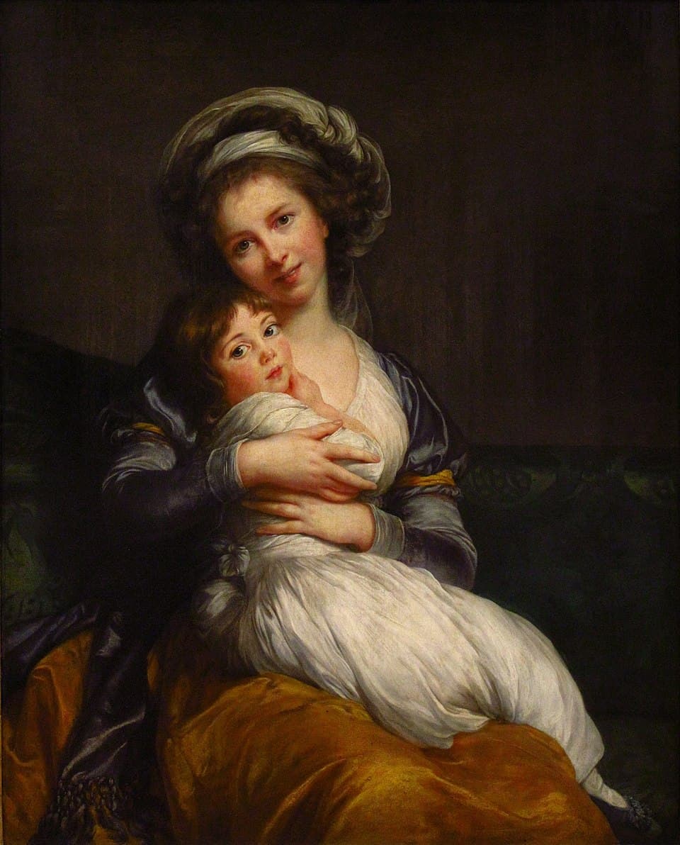 Madame Vigee Le Brun et sa fille - Elisabeth Vigee Le Brun