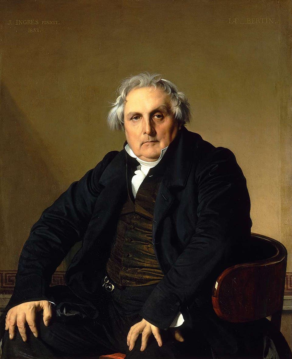 Portret van Monsieur Bertin - Jean-Auguste-Dominique Ingres