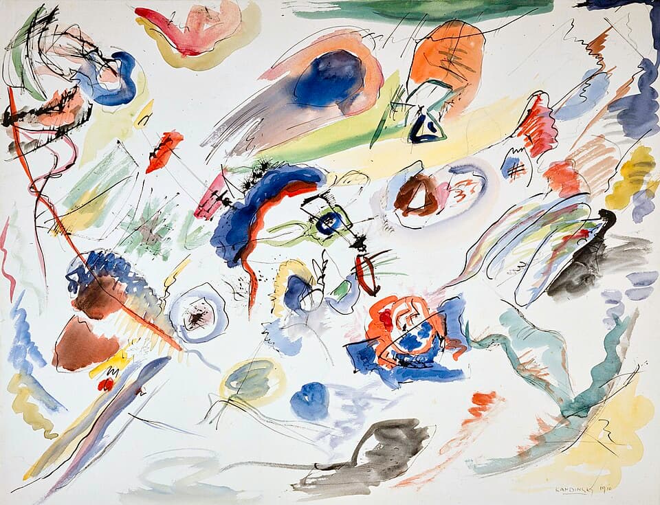 Primo acquerello astratto - Vassily Kandinsky
