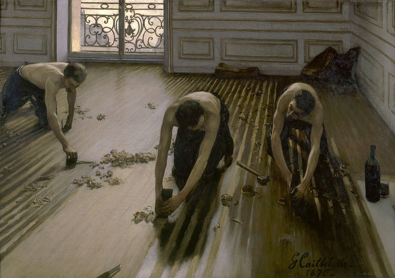 Les Raboteurs de parquet - Gustave Caillebotte