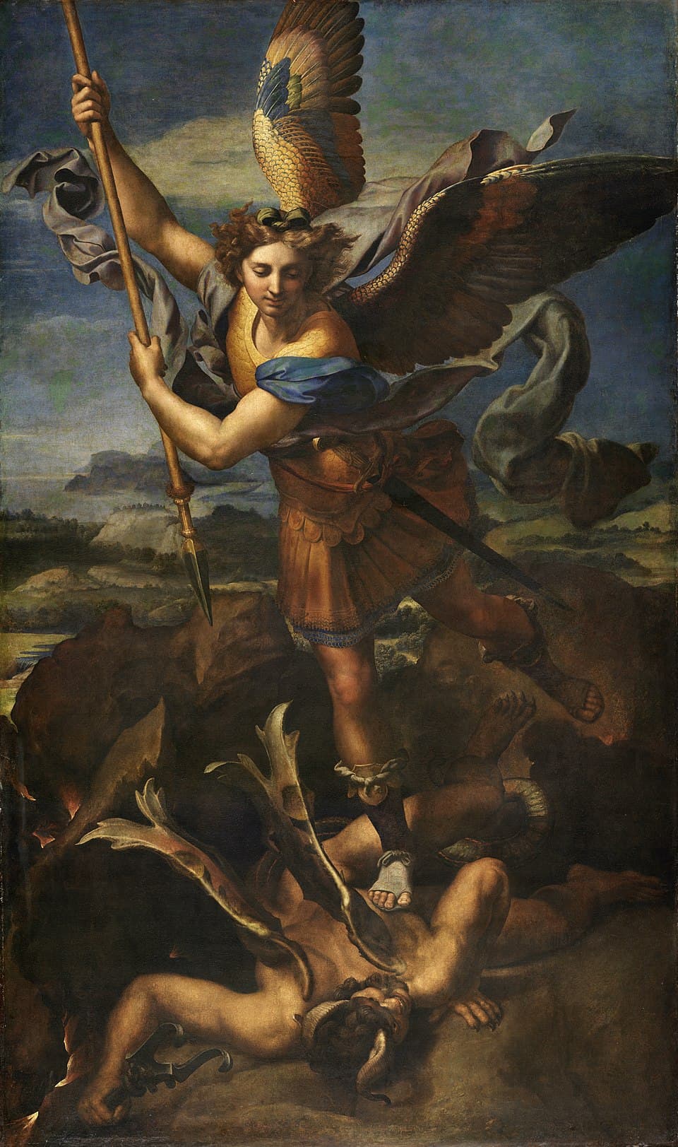 Saint Michel terrassant le Demon - Raphael