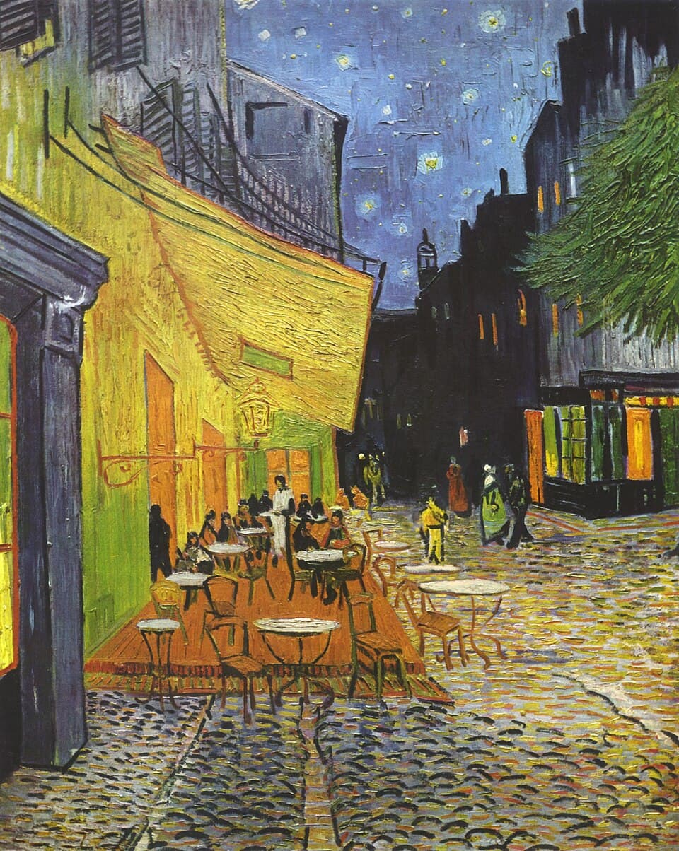 Caféterras bij nacht - Vincent van Gogh