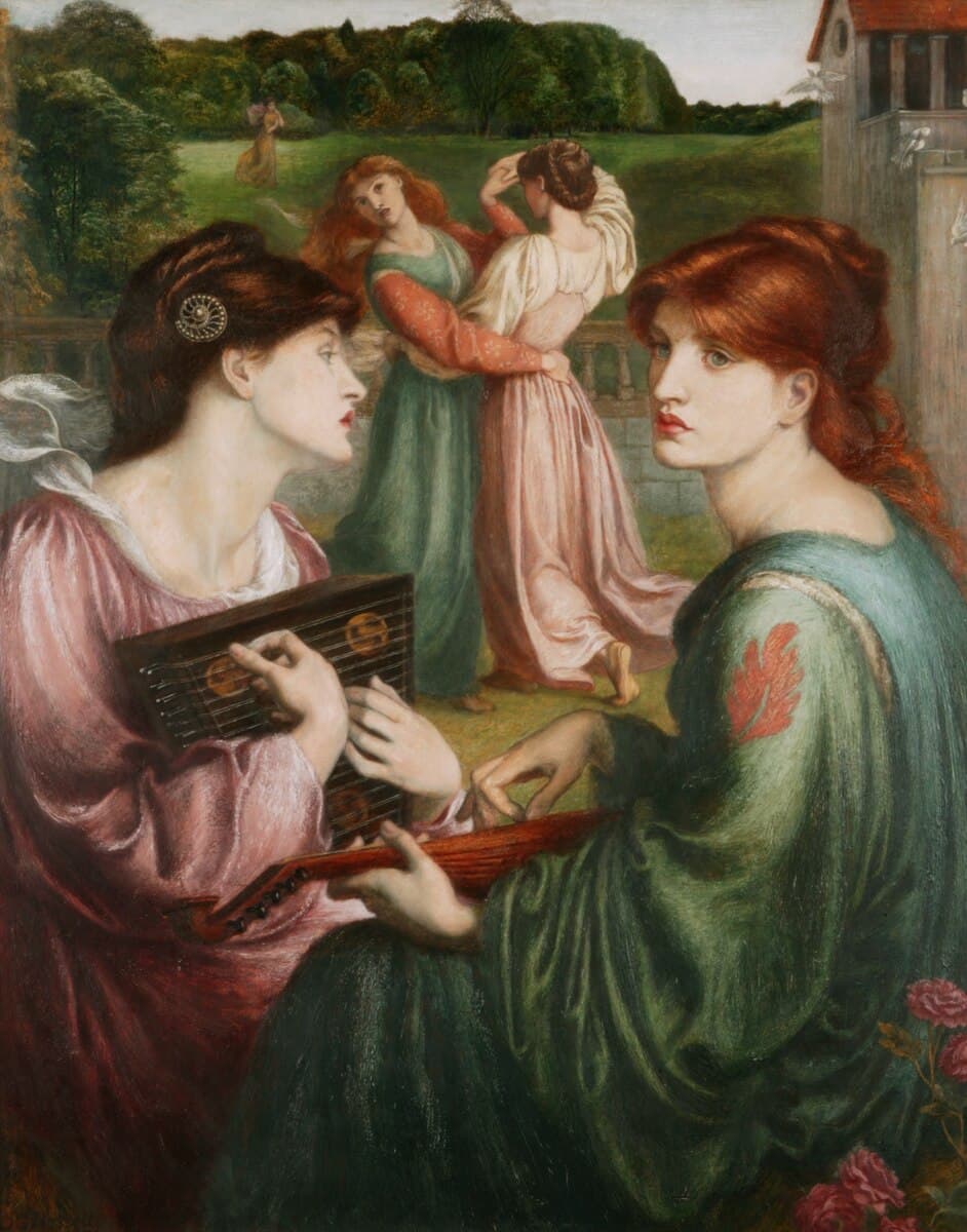 The Bower Meadow - Dante Gabriel Rossetti